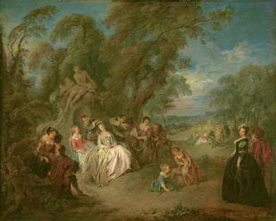 Fête Champêtre, c. 1730 da Jean Baptiste Joseph Pater